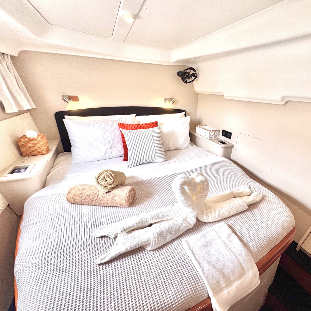 Fiji Catamaran cabin